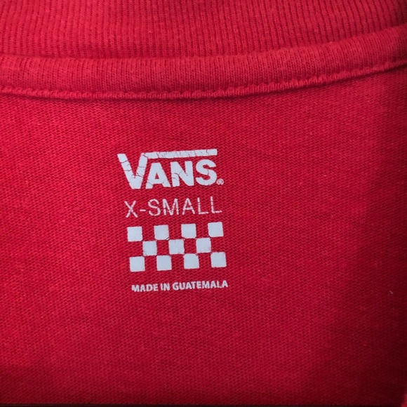 Vans Red Long sleeve Shirt - Picture 4 of 7